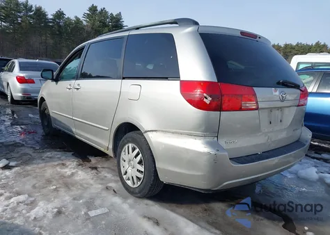 2004 Toyota Sienna Le from USA, damaged, VIN 5TDZA23C44S041725